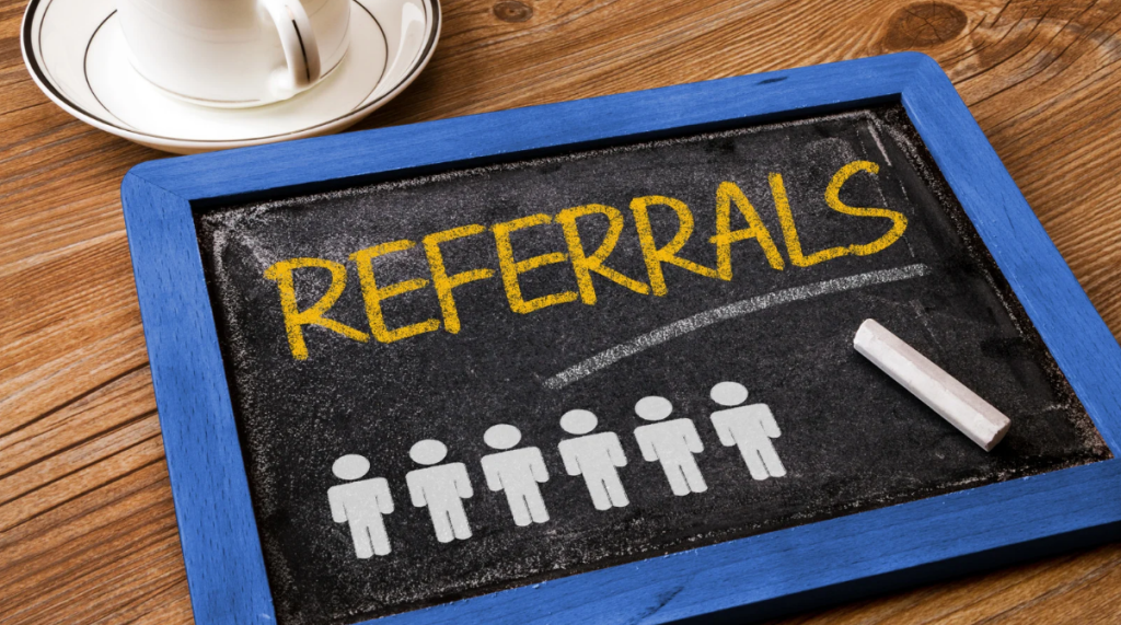 ask for referrals