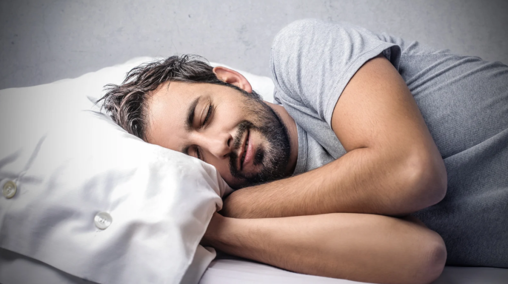man sleeping