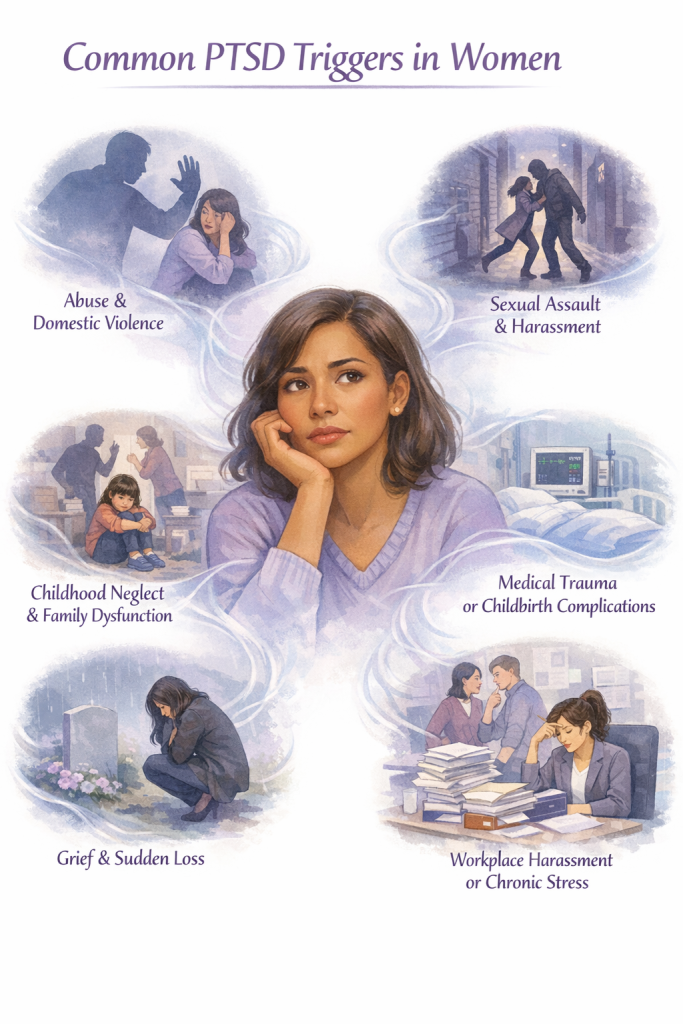 Common PTSD Triggers in Women