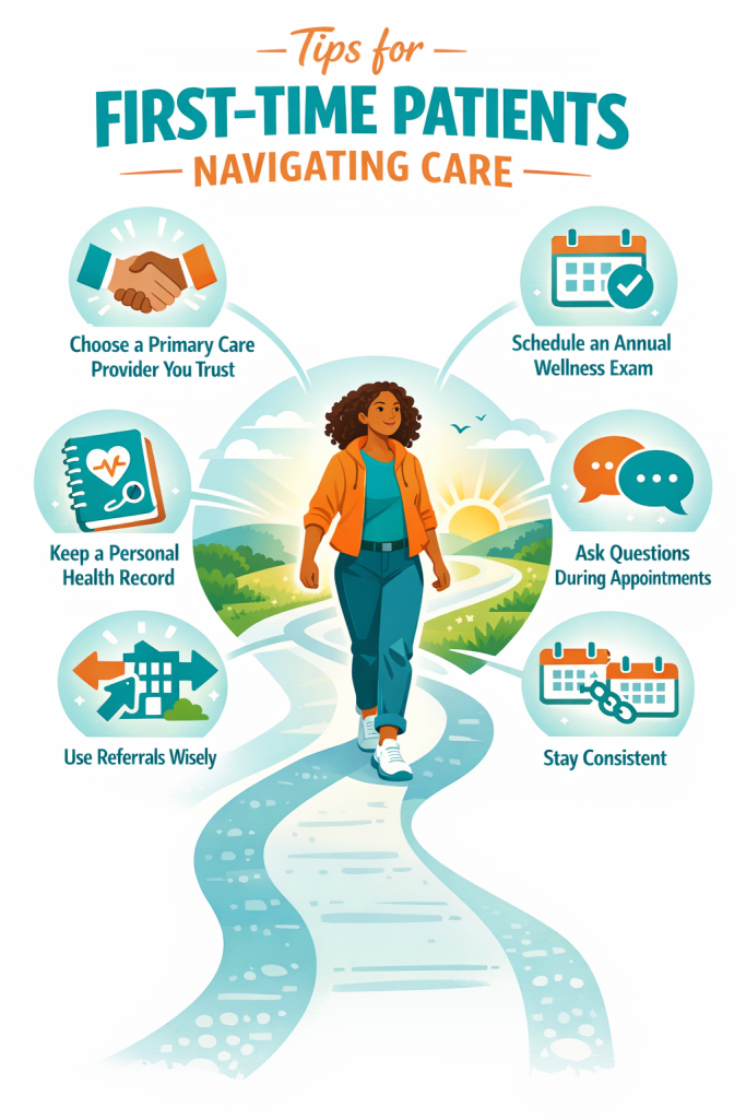 tips for first-time patients navigating care