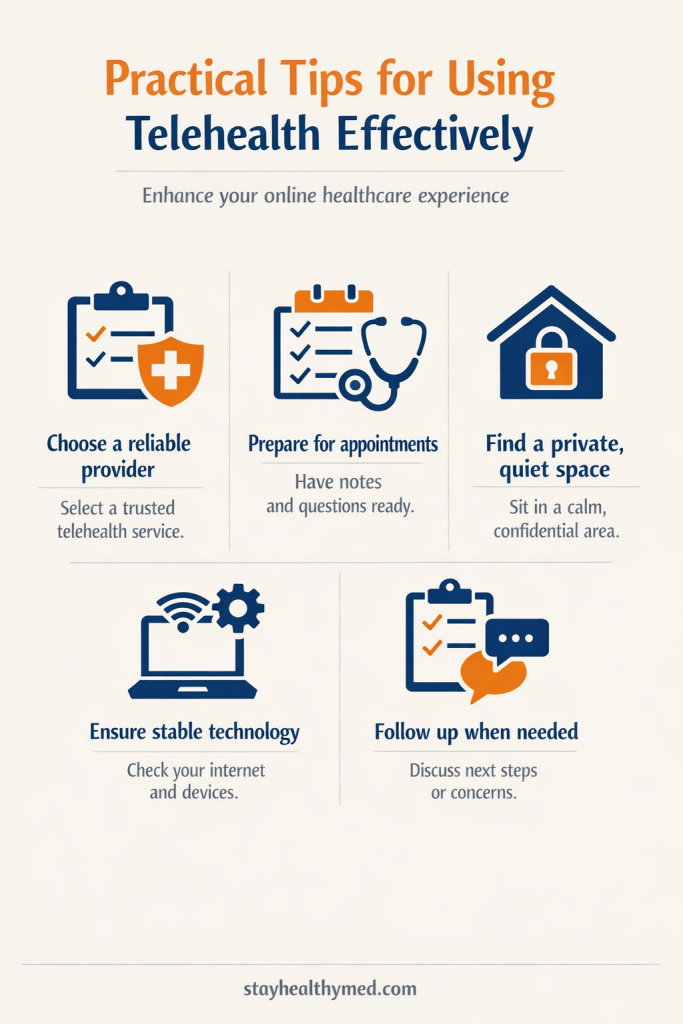 Practical Tips for Using Telehealth Effectively